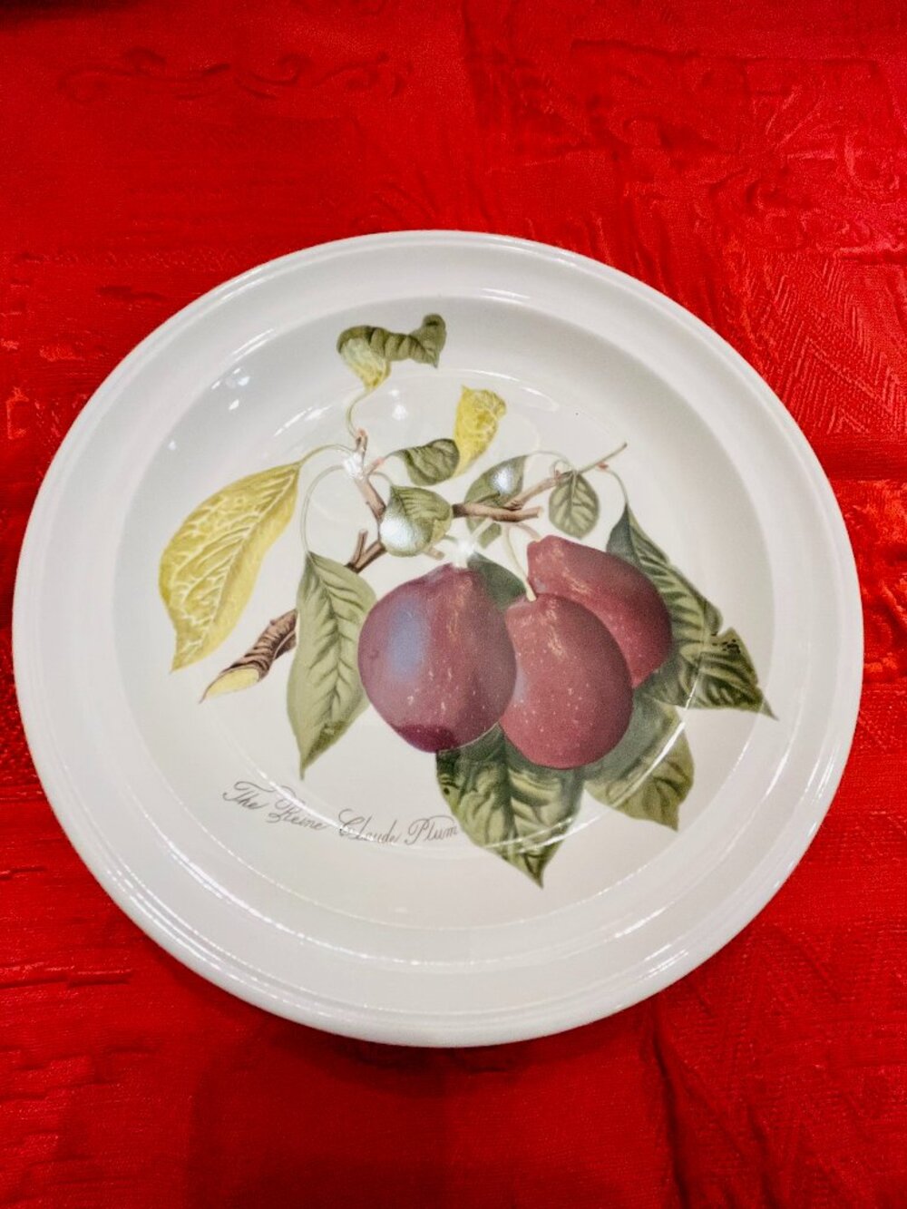 Portmeirion Pomona "Reine Claude Plum" Dinner Plate